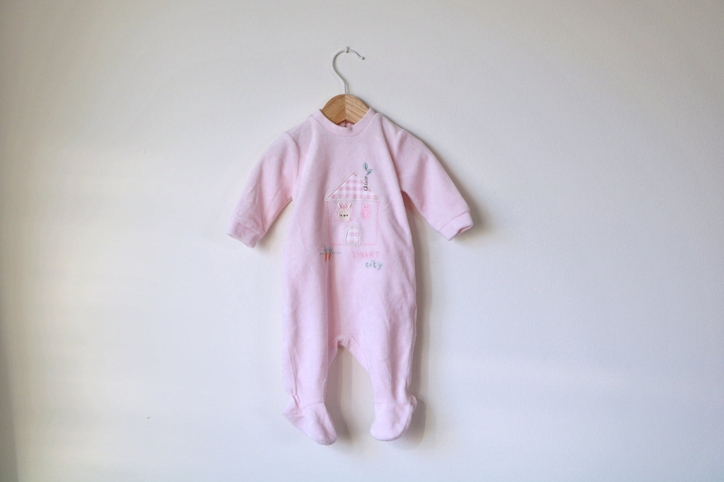 Babygrow c/ pés para Bebé Menina de 0/1 meses | Clobies