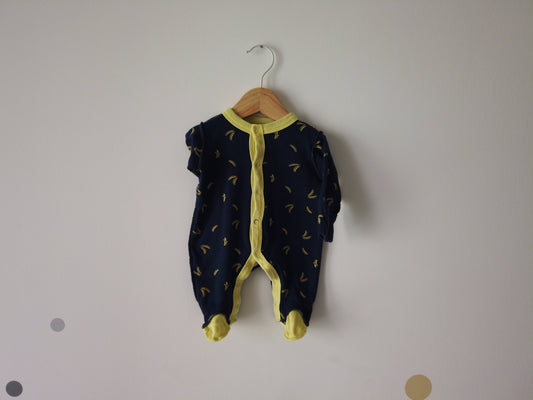 Babygrow c/ pés para Bebé Menino de 0 meses | Clobies