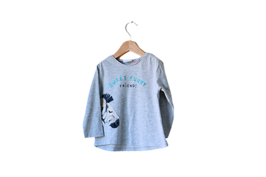 Camisola de Algodão Fina para Bebé Menina de 18 - 24 meses | Clobies