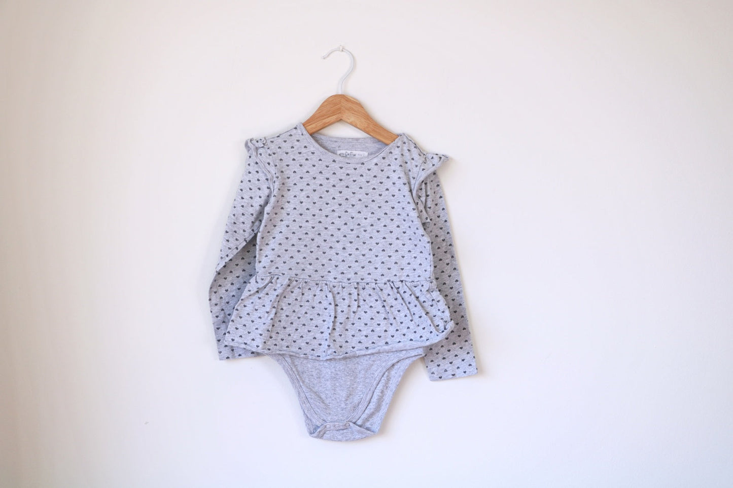 Body manga comprida para Menina de 2 - 3 anos | Clobies