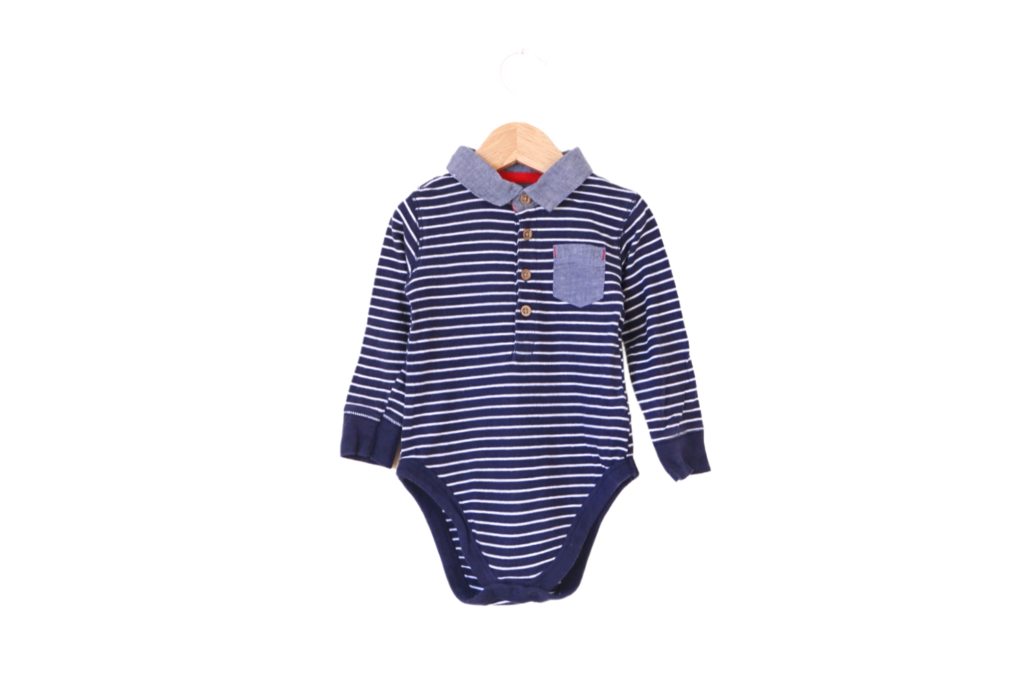 Body Polo manga comprida para Bebé Menino de 9 - 12 meses | Clobies