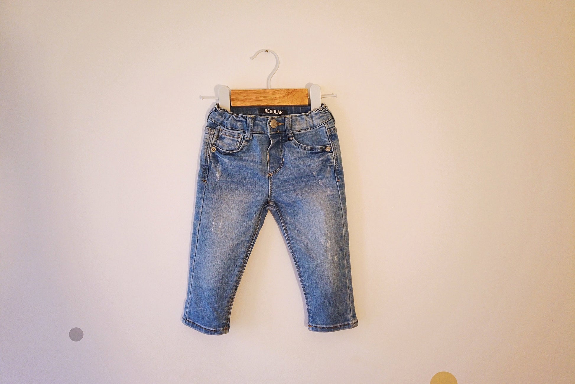 Calças de ganga (jeans) para Bebé Menino de 6 - 9 meses | Clobies