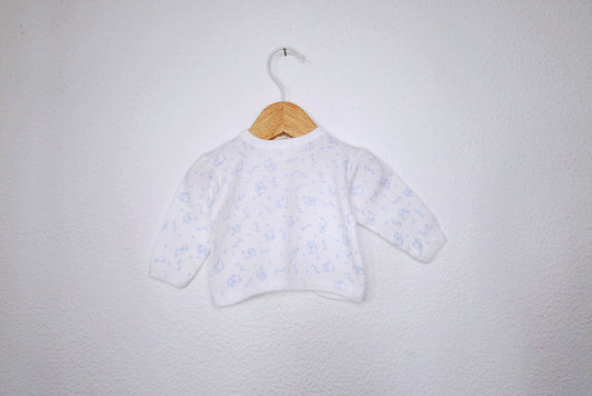 Camisola de Algodão Fina para Bebé Menina, Bebé Menino de 0/1 meses | Clobies