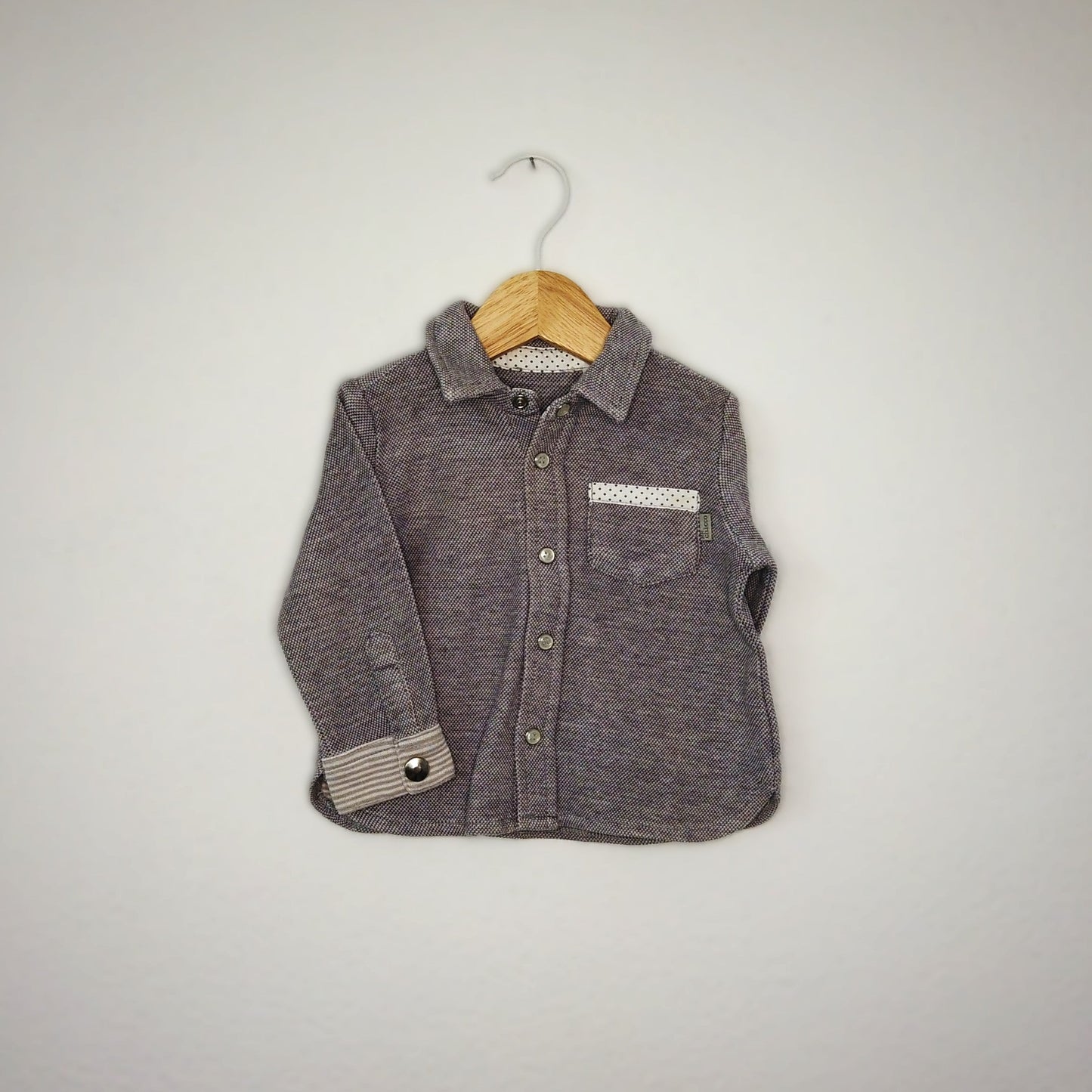 Camisa para Bebé Menino de 6 - 9 meses | Clobies