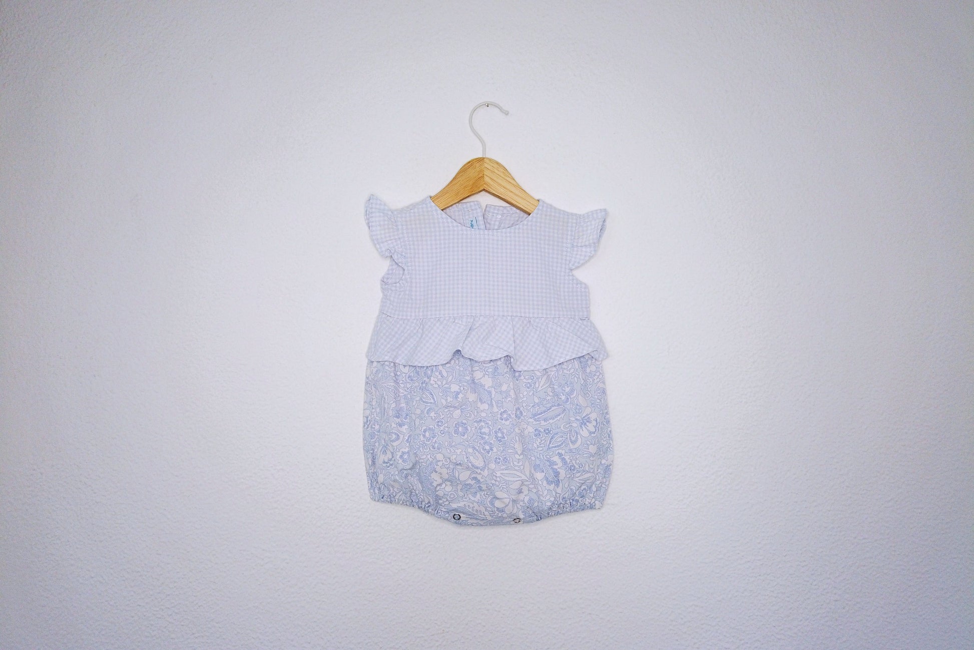 Jardineira/macacão s/pernas para Bebé Menina de 6 - 9 meses | Clobies