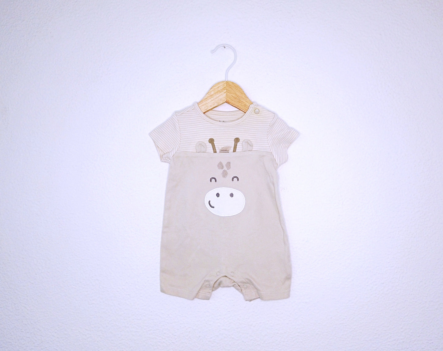 Pijama macacão manga curta ▪️ Bebé 1 - 3 meses