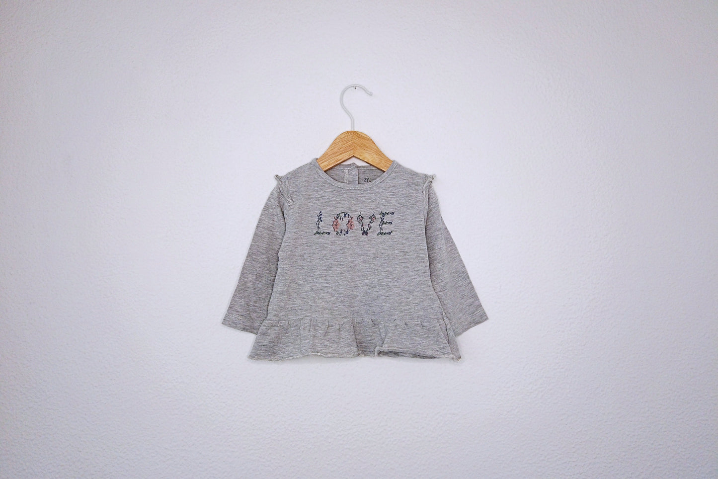 Camisola de Algodão Fina para Bebé Menina de 6 - 9 meses | Clobies