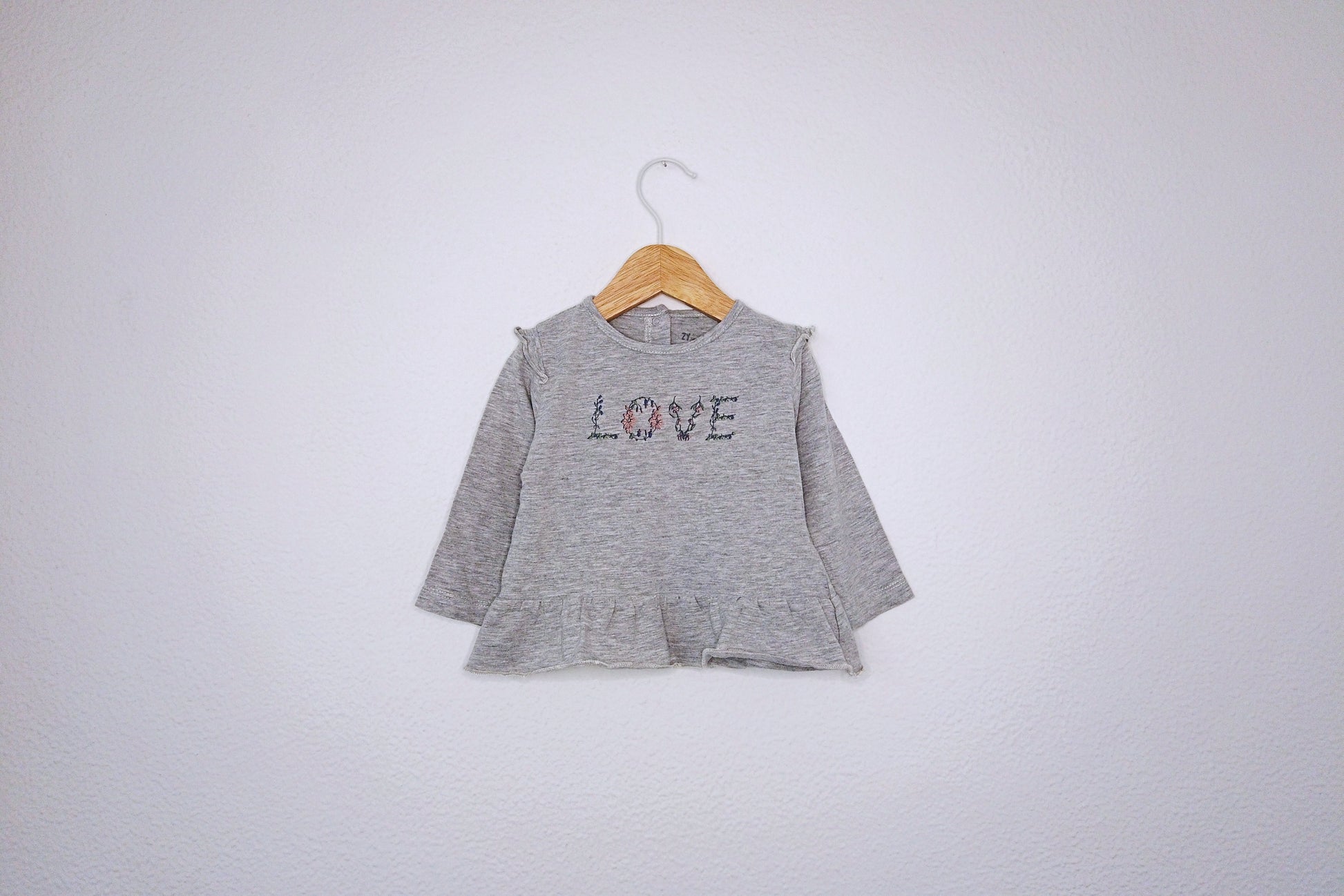 Camisola de Algodão Fina para Bebé Menina de 6 - 9 meses | Clobies