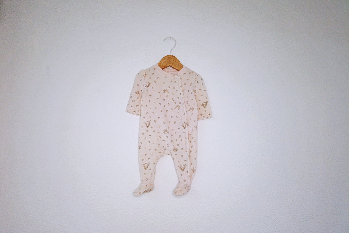 Babygrow c/ pés para Bebé Menina de 0 meses | Clobies