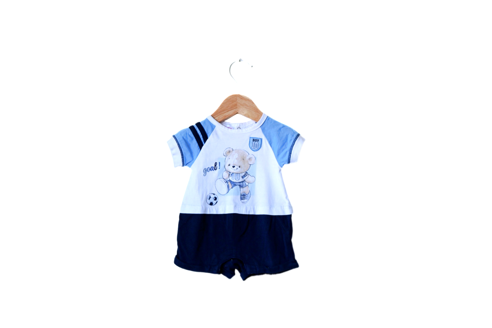Bib/overalls with shorts for Baby Boy months old Clobies