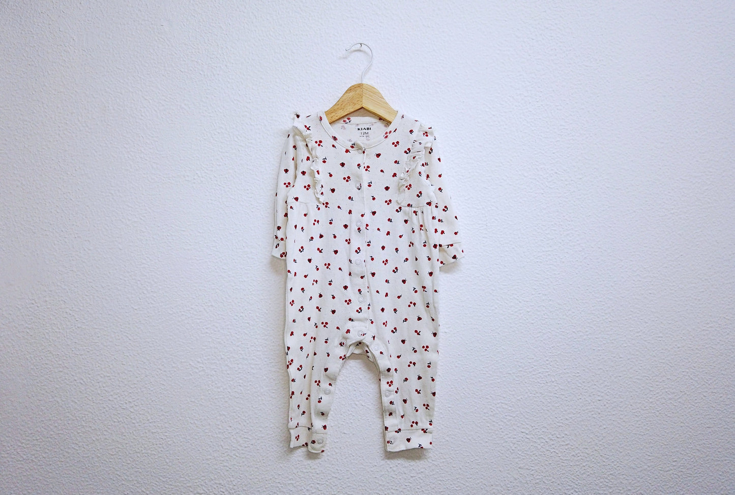 Babygrow c/ pés para Bebé Menina de 9 - 12 meses | Clobies