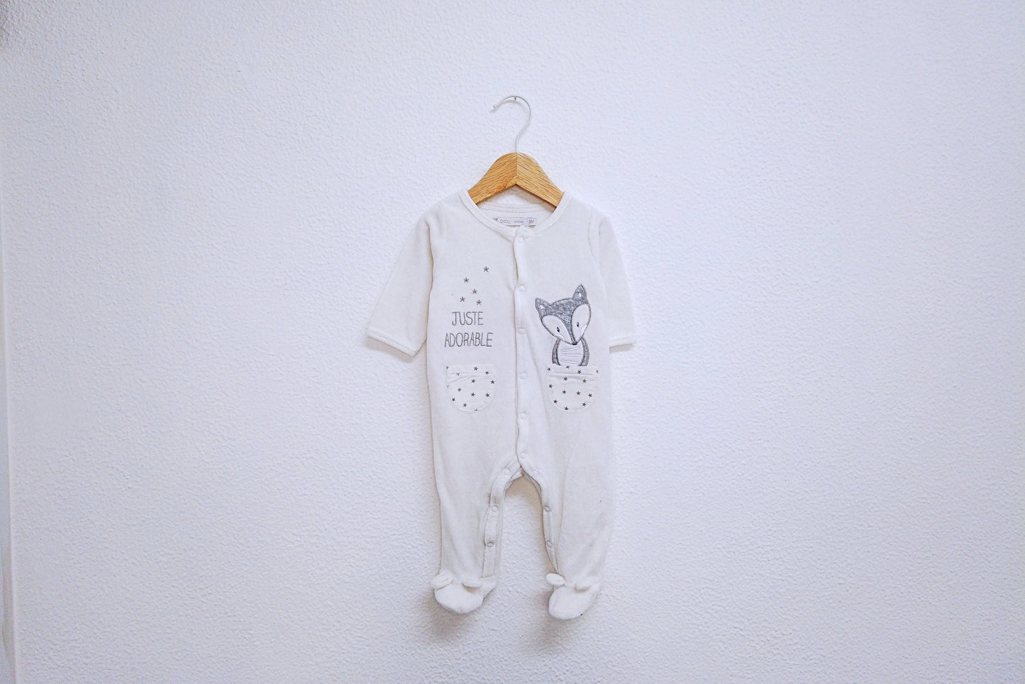 Babygrow c/ pés para Bebé Menina, Bebé Menino de 1 - 3 meses | Clobies