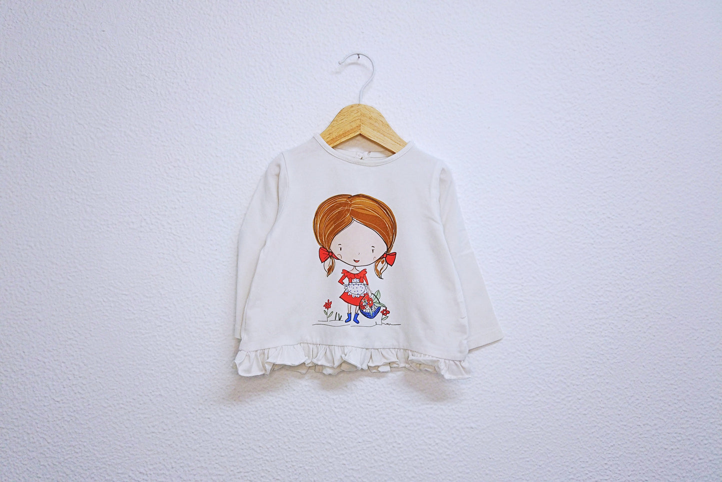 Camisola de Algodão Fina para Bebé Menina de 6 - 9 meses | Clobies