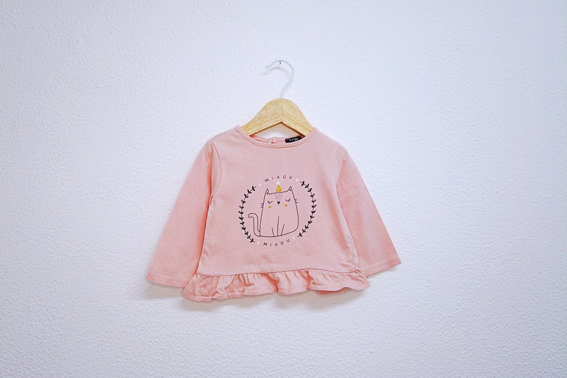 Camisola de Algodão Fina para Bebé Menina de 6 - 9 meses | Clobies