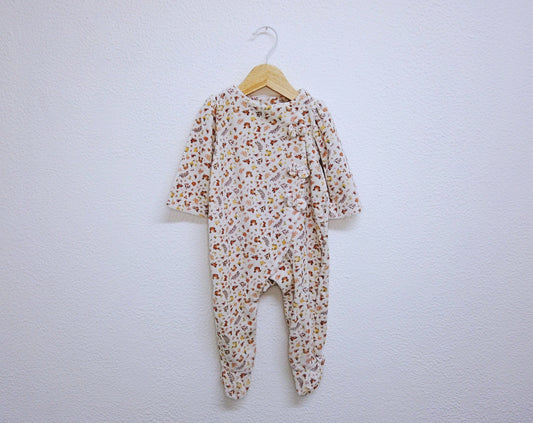 Babygrow c/ pés para Bebé Menina de 6 - 9 meses | Clobies