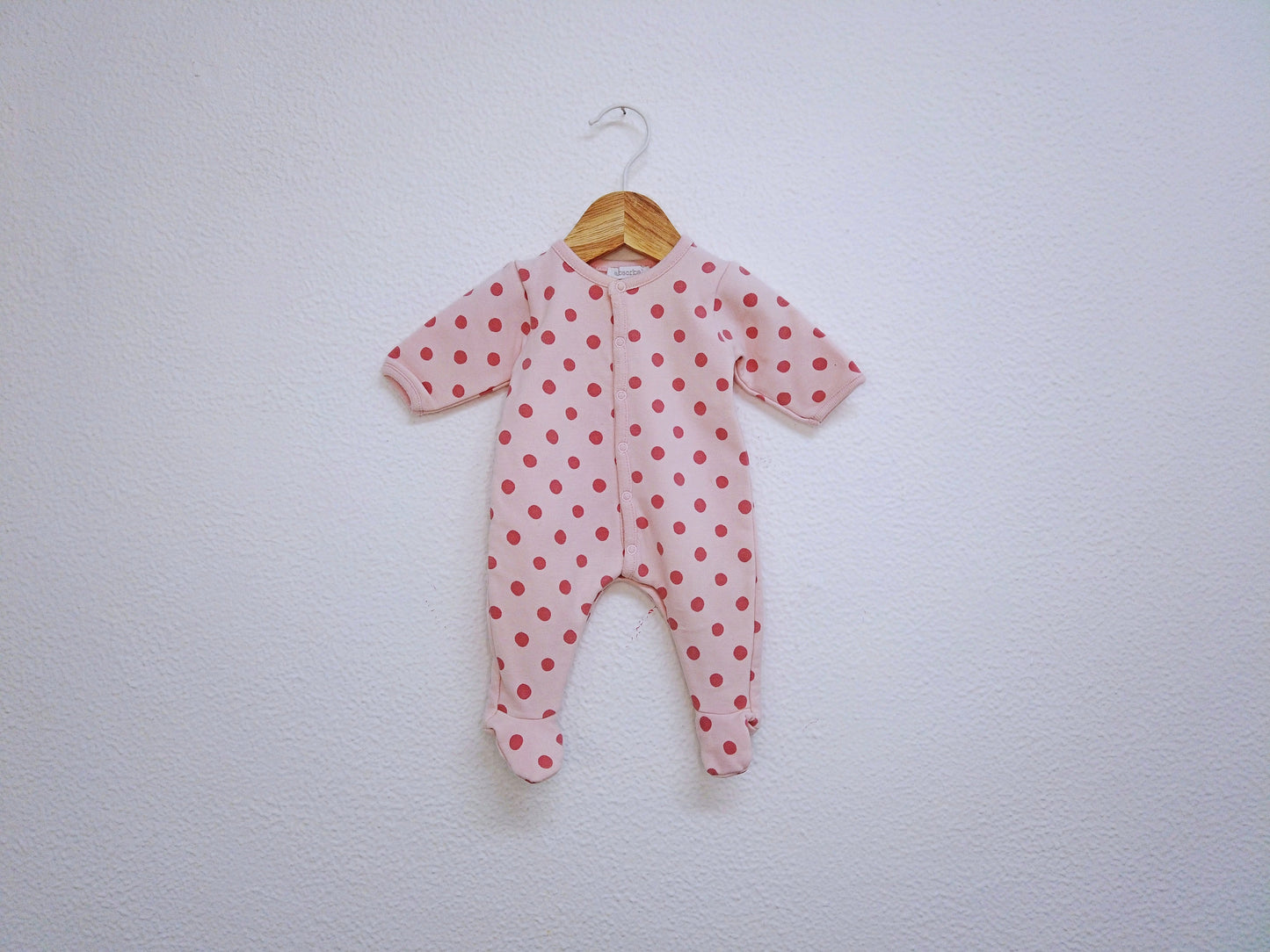 Babygrow c/ pés para Bebé Menina de 0 meses | Clobies