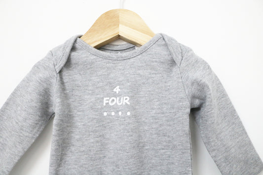 Long sleeve bodysuit ▪️ Baby 1 - 3 months