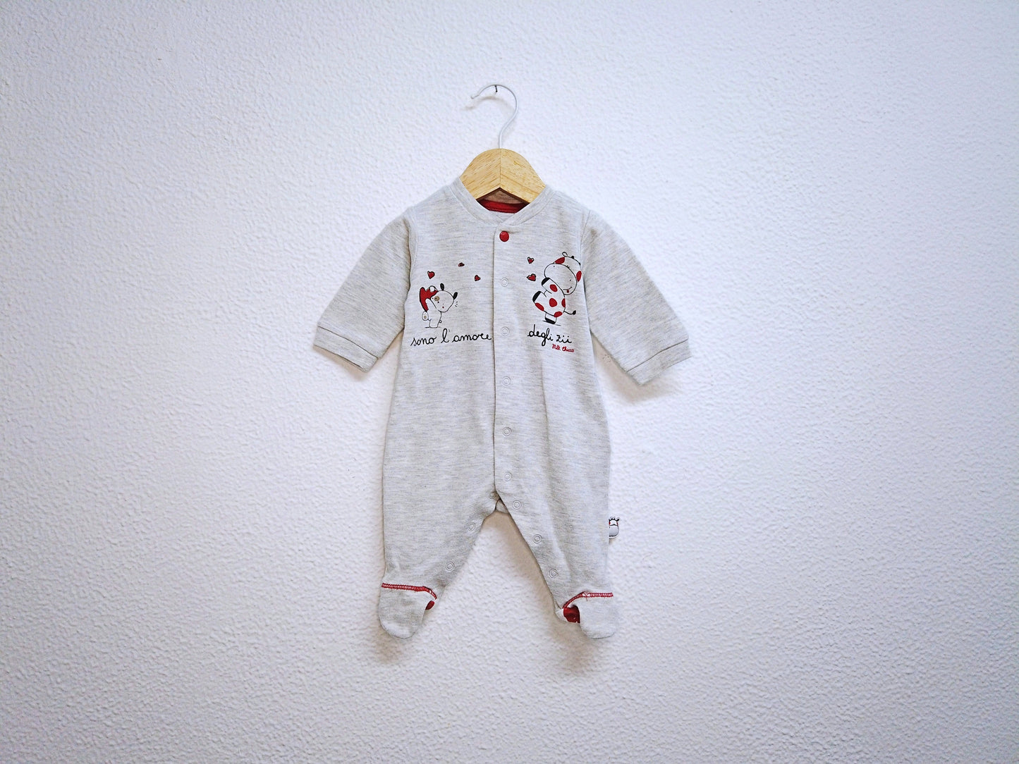 Babygrow c/ pés para Bebé Menina, Bebé Menino de 0/1 meses | Clobies