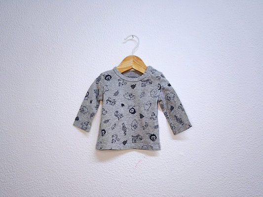 Camisola de Algodão Fina para Bebé Menina, Bebé Menino de 1 - 3 meses | Clobies