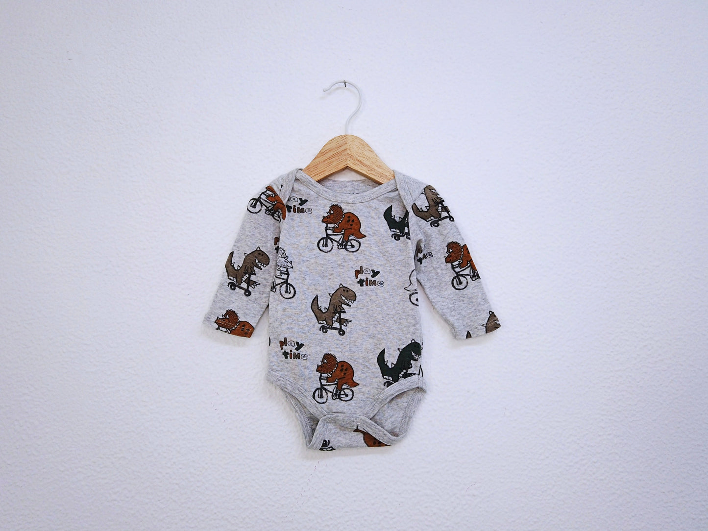 Body manga comprida para Bebé Menino de 1 - 3 meses | Clobies