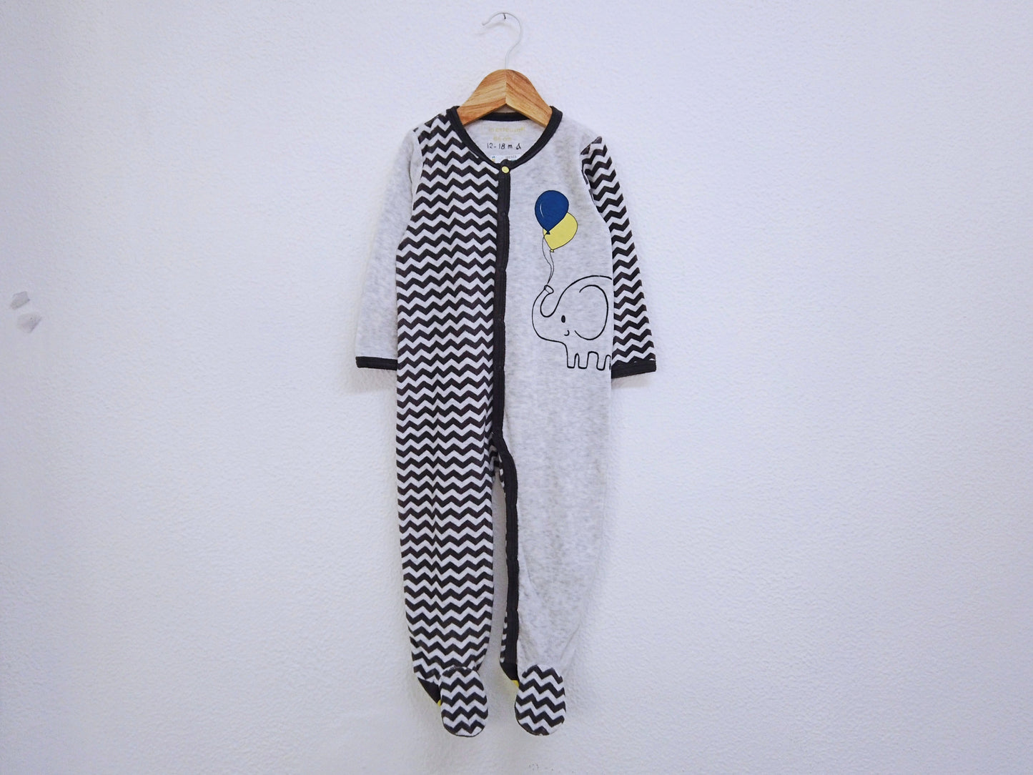 Babygrow c/ pés para Bebé Menina, Bebé Menino de 12 - 18 meses | Clobies