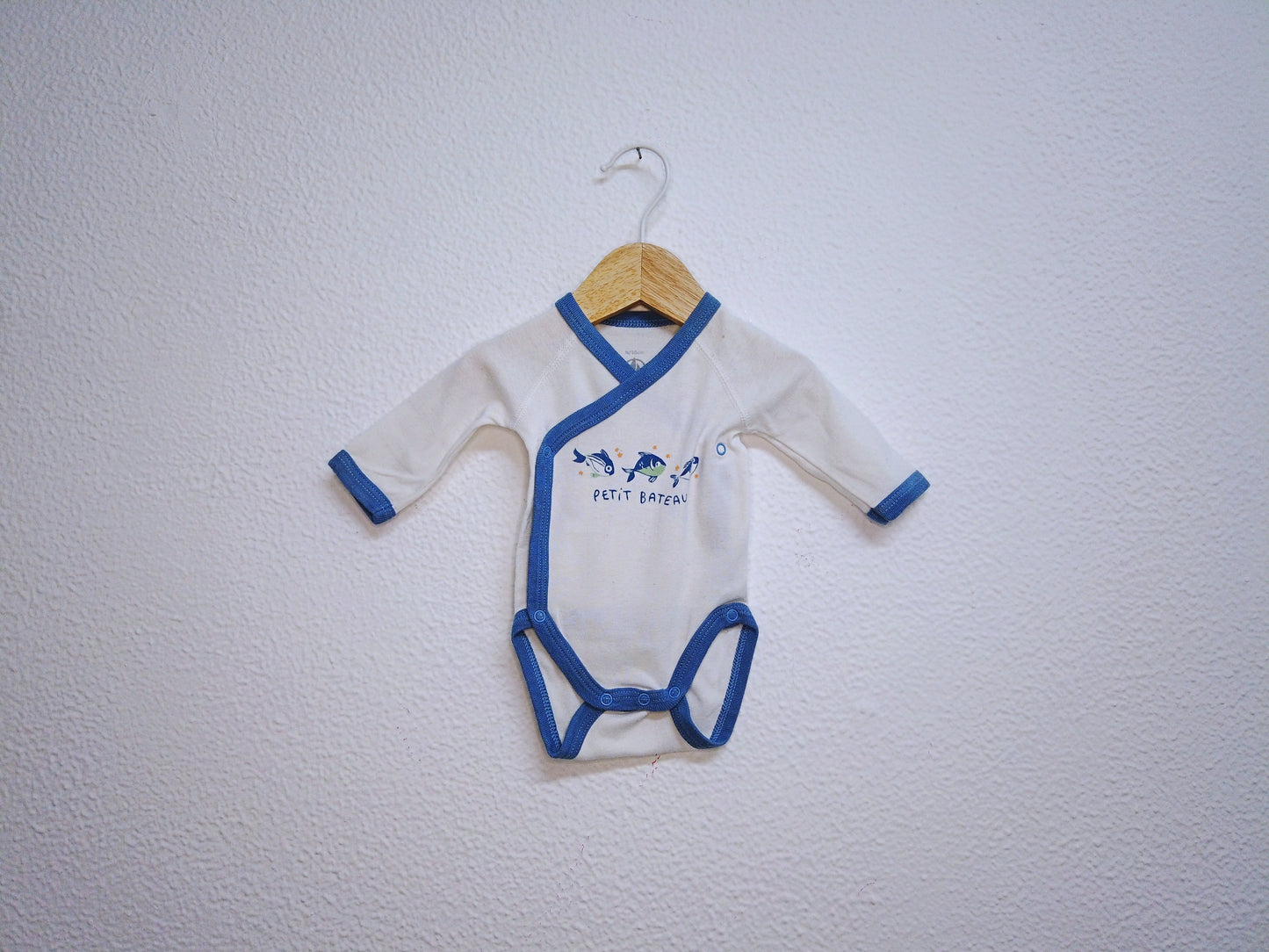 Body manga comprida para Bebé Menino de 0/1 meses | Clobies