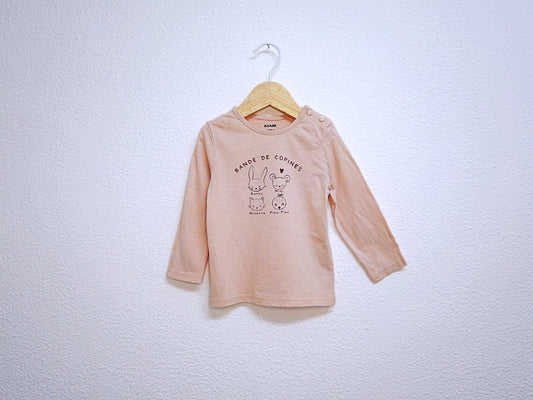 Camisola de Algodão Fina para Bebé Menina de 9 - 12 meses | Clobies