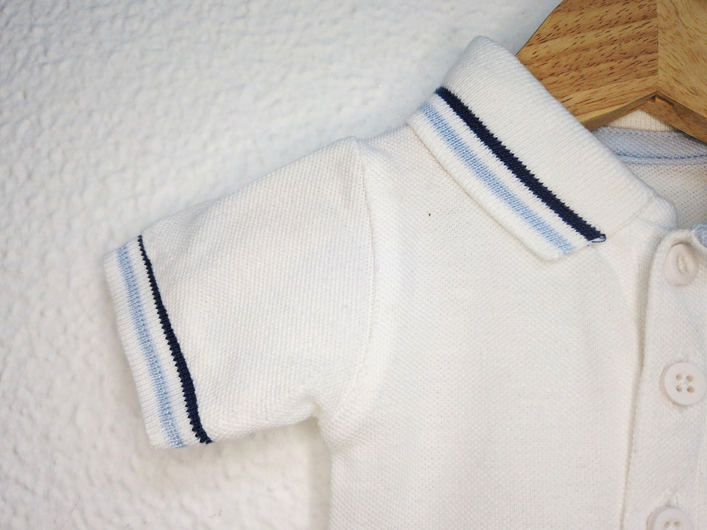 Body polo manga curta para Bebé Menino de 0/1 meses | Clobies