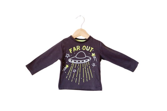 Camisola de Algodão Fina para Bebé Menino de 6 - 9 meses | Clobies