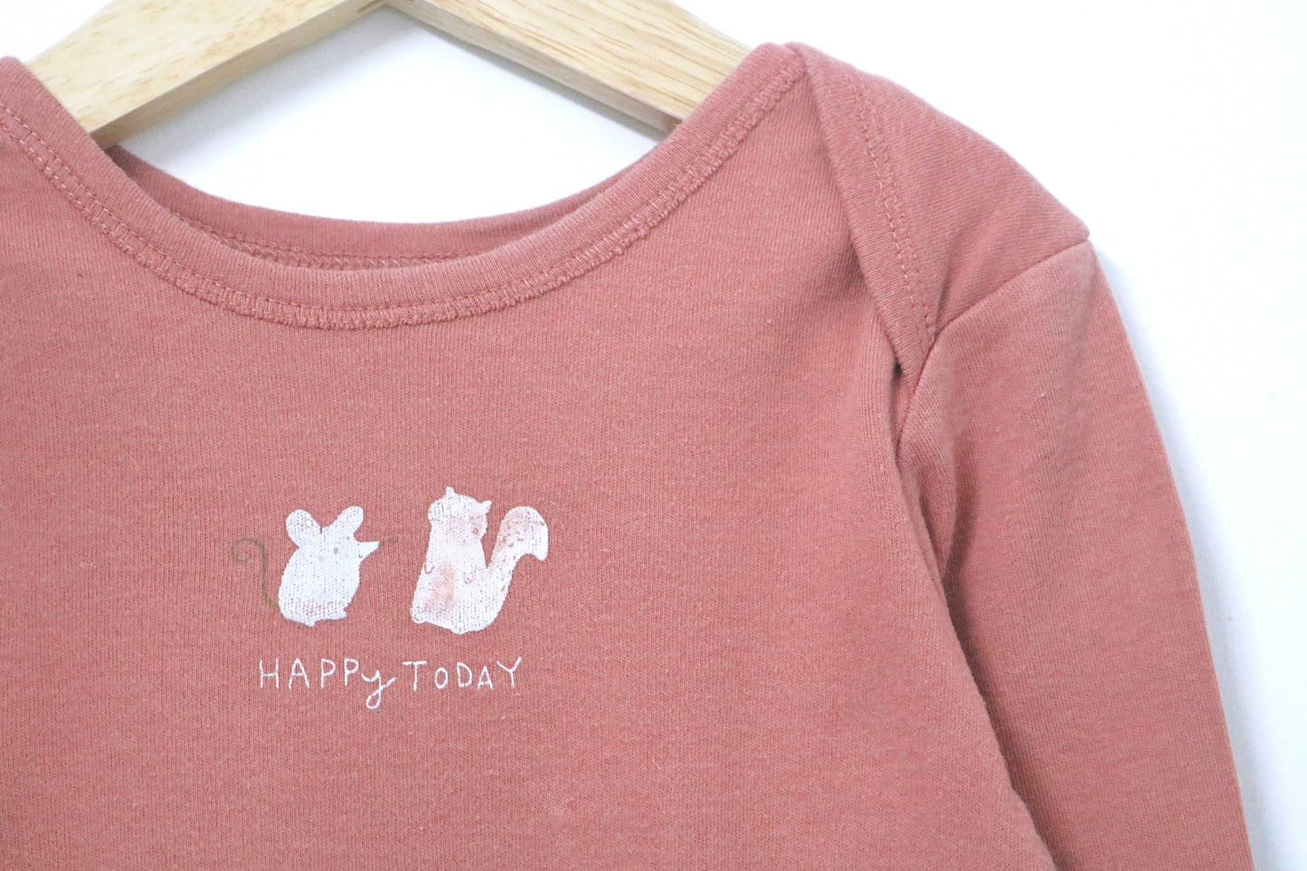 Body manga comprida para Menina de 9 - 12 meses | Clobies