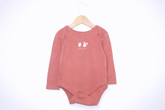Body manga comprida para Menina de 9 - 12 meses | Clobies