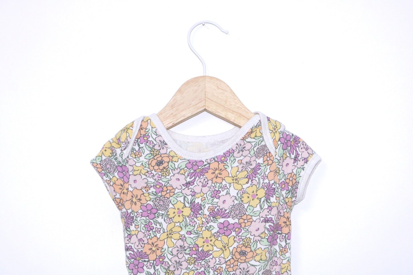 Body manga curta para Bebé Menina de 3 - 6 meses | Clobies