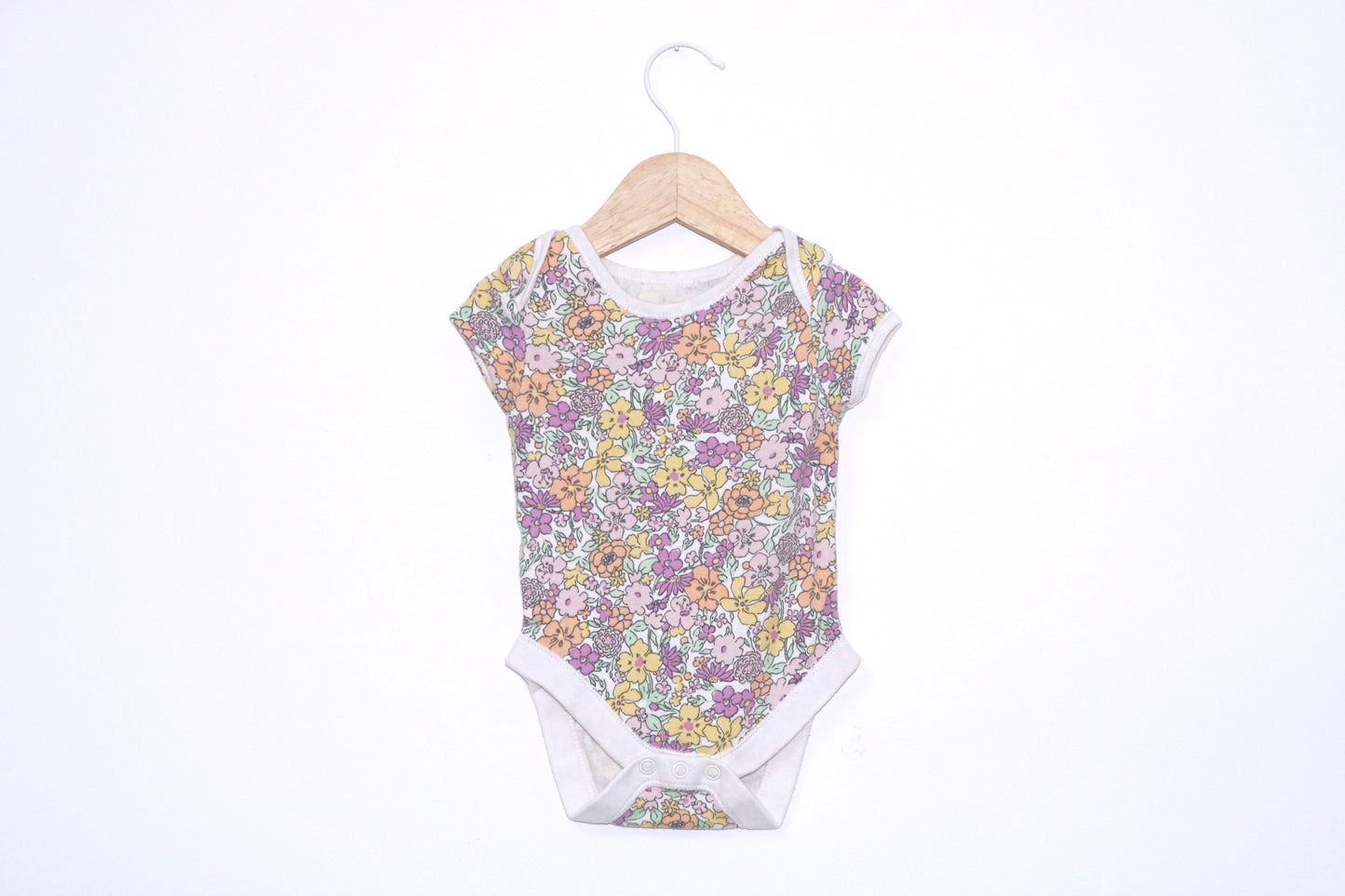 Body manga curta para Bebé Menina de 3 - 6 meses | Clobies