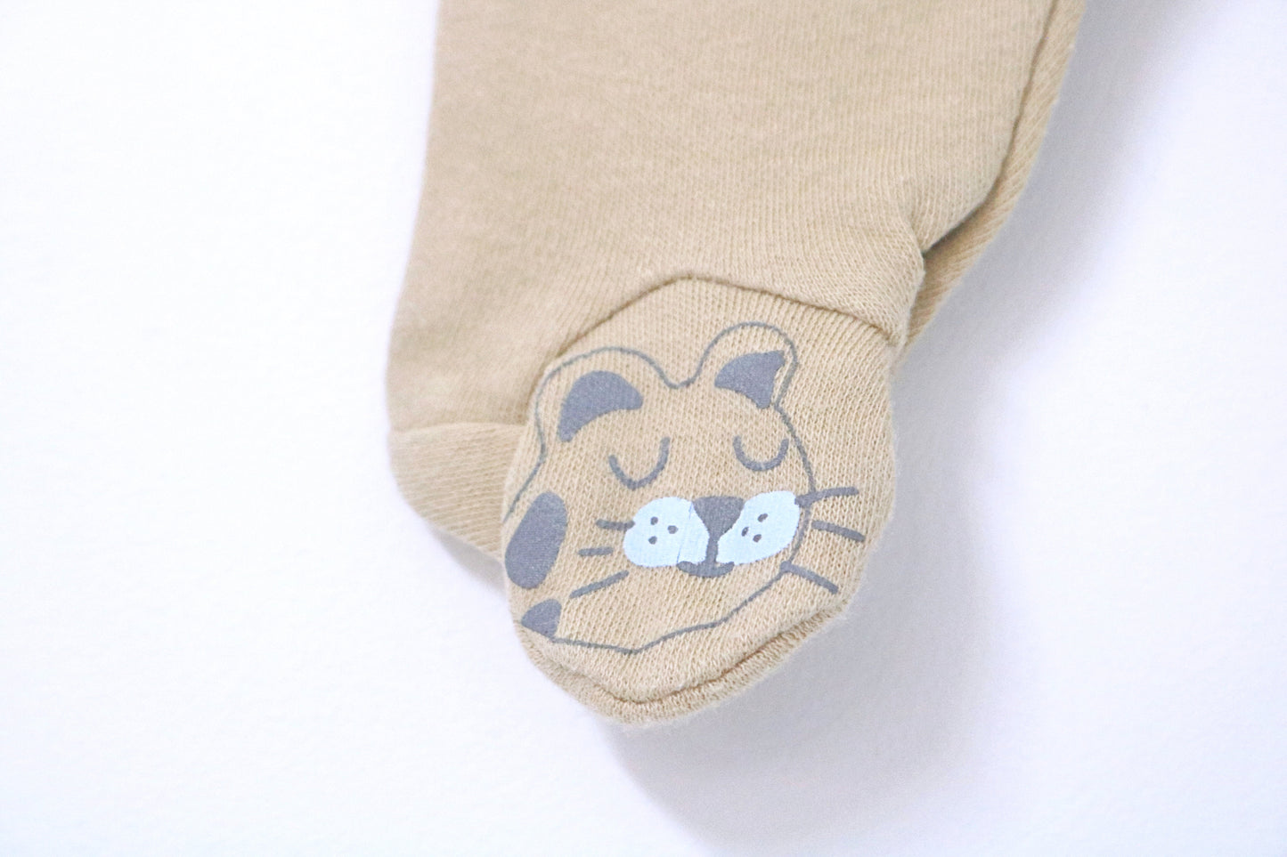 Calças c/ pés para Bebé Menino de 0/1 meses | Clobies