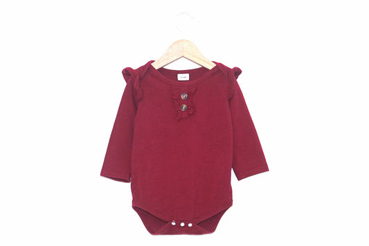 Body manga comprida para Bebé Menina de 9 - 12 meses | Clobies