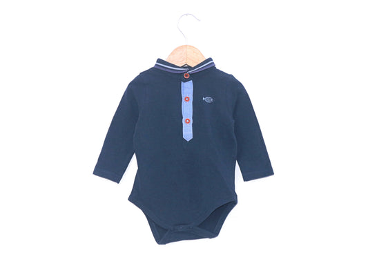 Body Polo manga comprida para Bebé Menino de 3 - 6 meses | Clobies