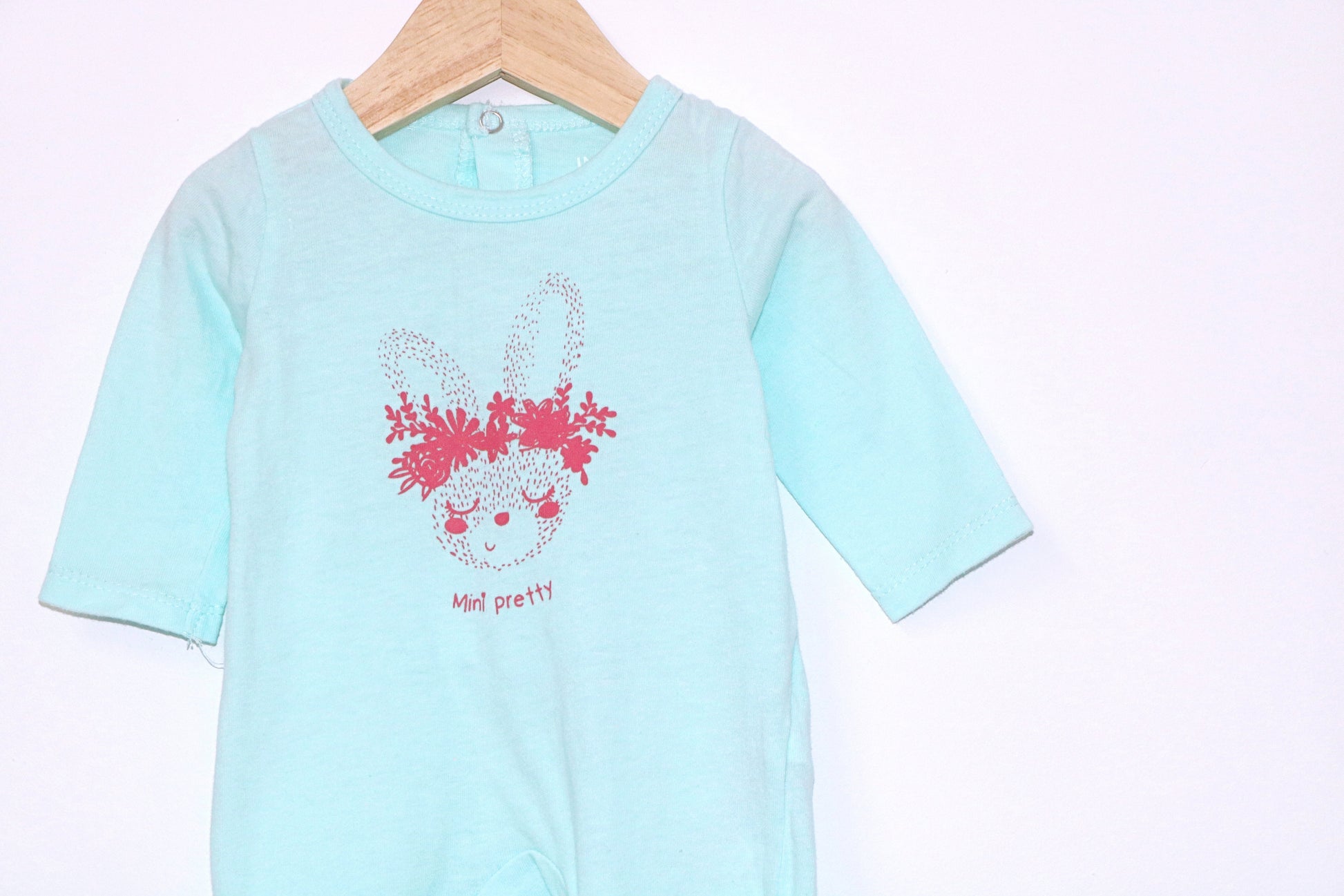 Babygrow c/ pés para Bebé Menina de 0/1 meses | Clobies