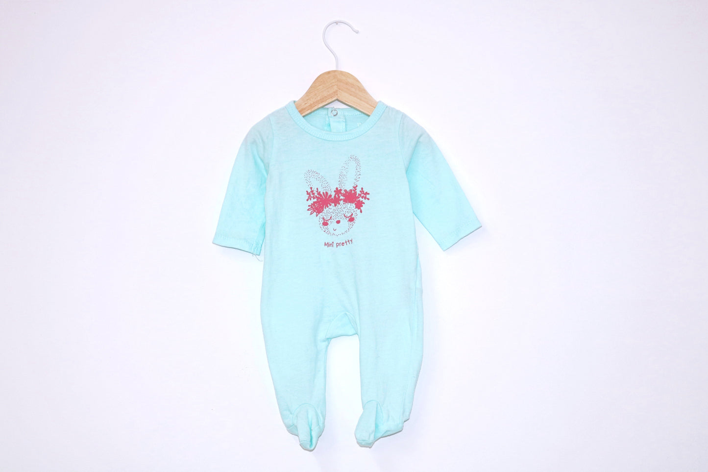 Babygrow c/ pés para Bebé Menina de 0/1 meses | Clobies