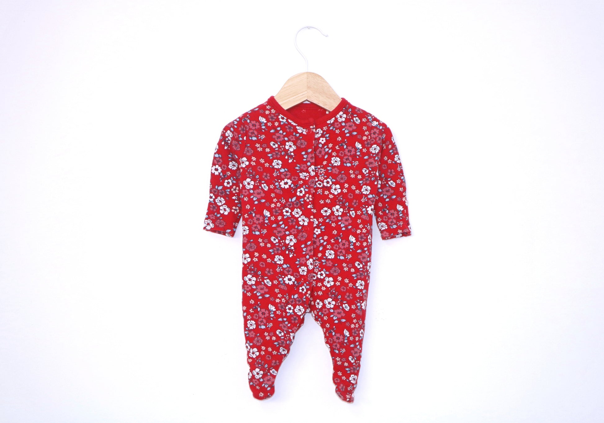 Babygrow c/ pés para Bebé Menina de 0 meses | Clobies