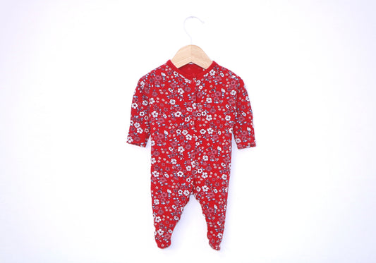 Babygrow c/ pés para Bebé Menina de 0 meses | Clobies