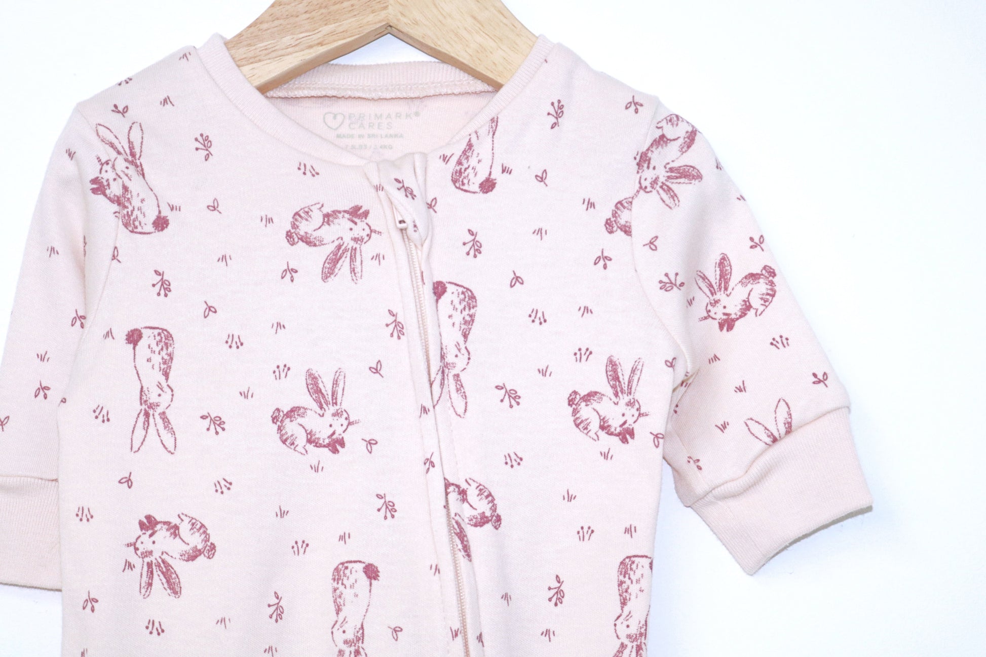 Babygrow c/ pés para Bebé Menina de 0 meses | Clobies