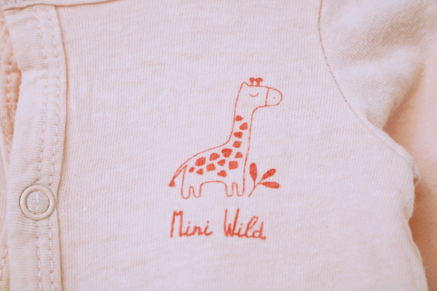 Babygrow c/ pés para Bebé Menina de 0/1 meses | Clobies