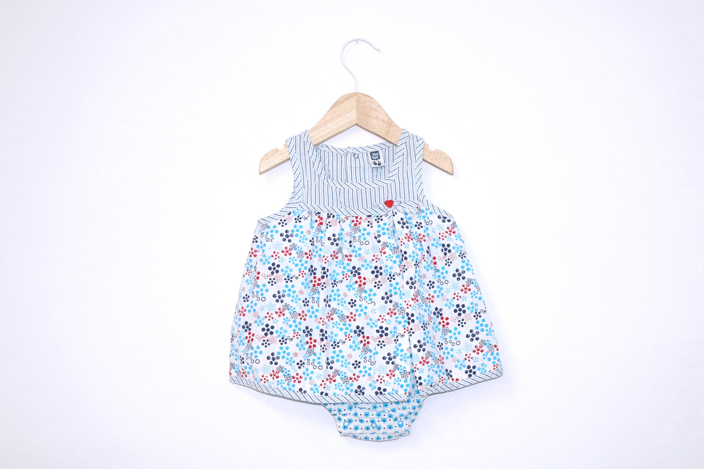 Jardineira/macacão s/pernas para Bebé Menina de 3 - 6 meses | Clobies