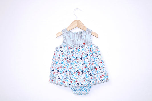 Jardineira/macacão s/pernas para Bebé Menina de 3 - 6 meses | Clobies