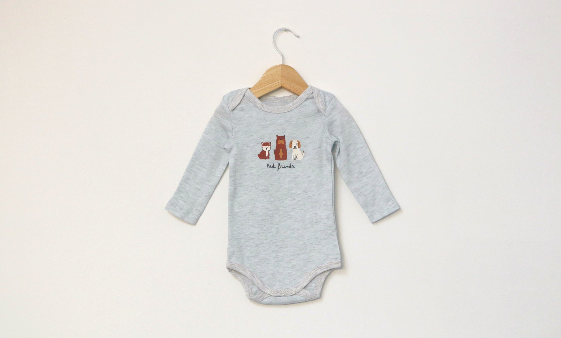 Body manga comprida para Bebé Menina, Bebé Menino de 3 - 6 meses | Clobies