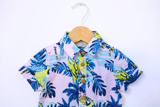 Camisa para Bebé Menino de 1 - 3 meses | Clobies