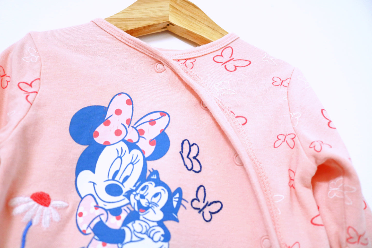 Babygrow c/ pés para Bebé Menina de 0/1 meses | Clobies