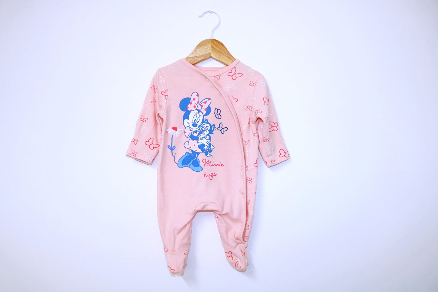 Babygrow c/ pés para Bebé Menina de 0/1 meses | Clobies