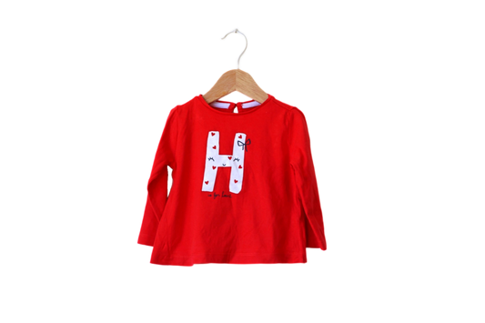 Camisola de Algodão Fina para Bebé Menina de 6 - 9 meses | Clobies