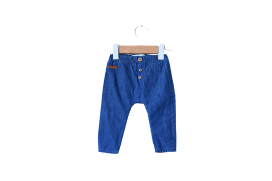 Calças de ganga (jeans) para Bebé Menino de 3 - 6 meses | Clobies